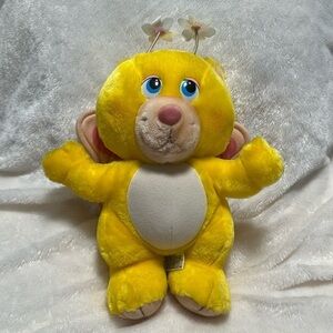 Vintage 1984 Disney Hasbro Softies Wuzzles Yellow Butter Bear Wings Plush